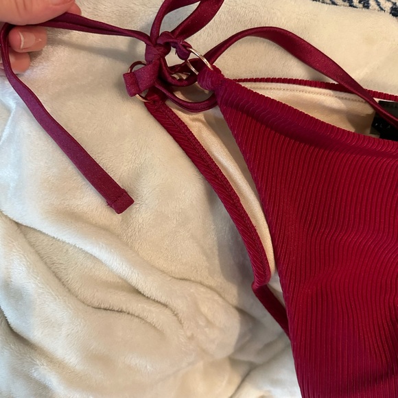 Burgundy bikini bottoms NWT - Picture 4 of 5